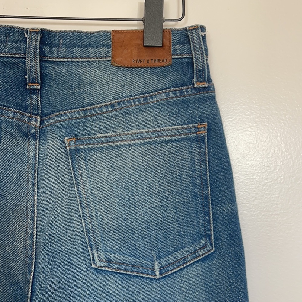 Madewell Rivet & Thread Relaxed Boyfriend Jeans Size 29 - Picture 9 of 16